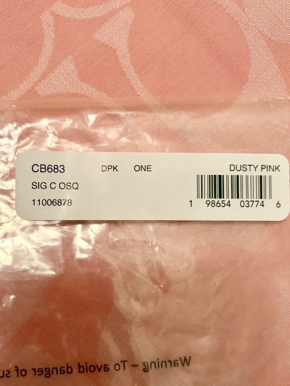 Coach Signature Oversized Square Scarf - NWT - Picture 6 of 8